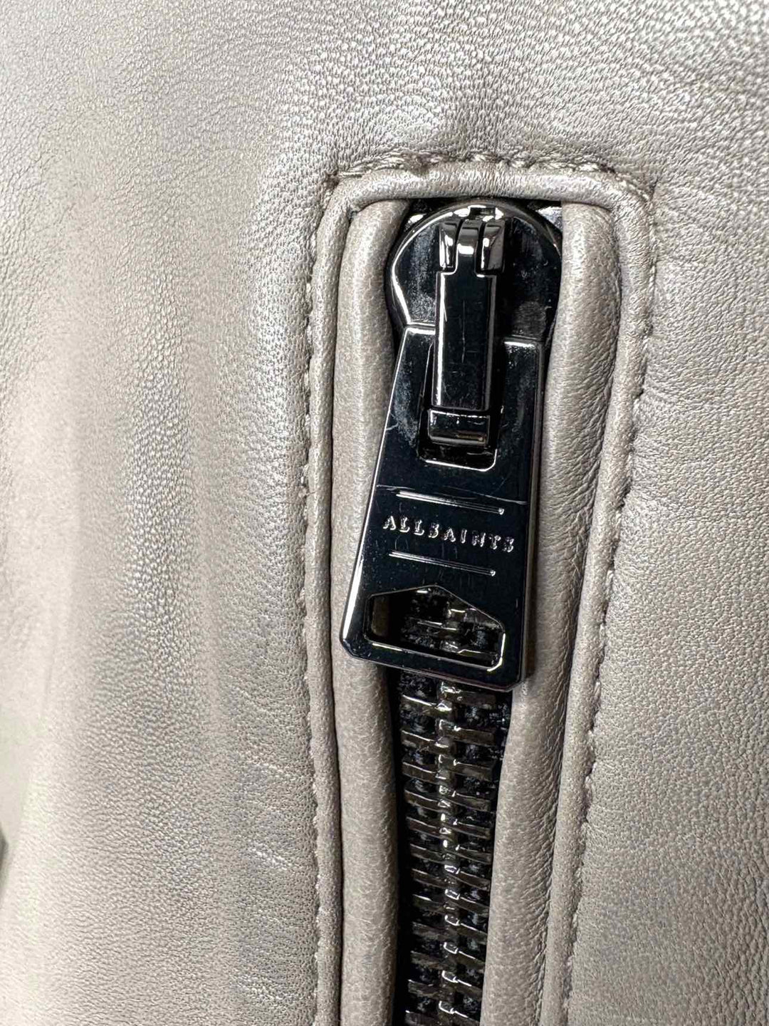 All Saints Balfern Leather Biker Size 8 Jacket