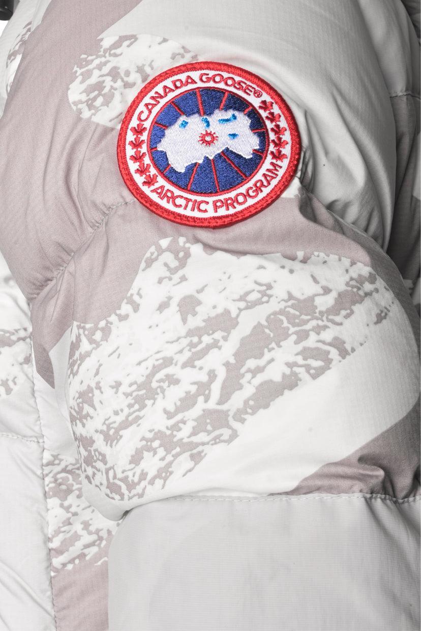 Canada Goose Size S Aerial Camo Silverbirch Alliston Parka Quilted Down Coat