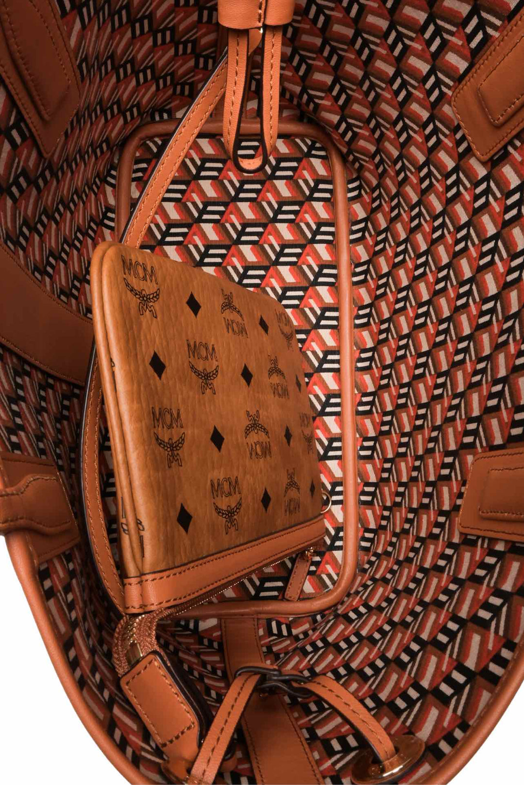 MCM Medium Visetos Reversible Tote