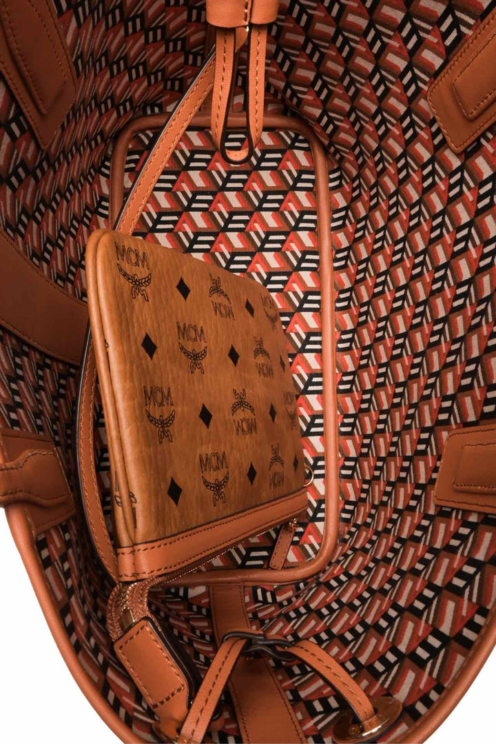 MCM Medium Visetos Reversible Tote