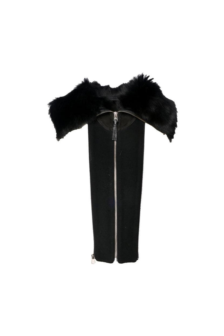 Mackage Size XS Isabel Fur Trimmed Wool Blend Coat