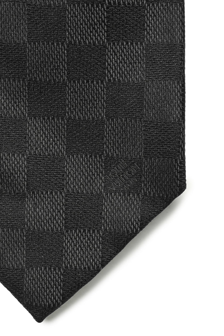Louis Vuitton Men's Silk Checkered Tie
