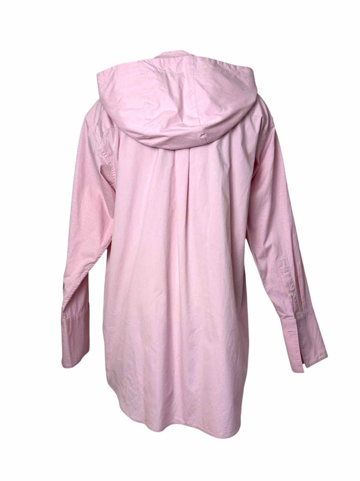 Loewe Size 38 Anagram Jacquard Cotton Hooded Blouse