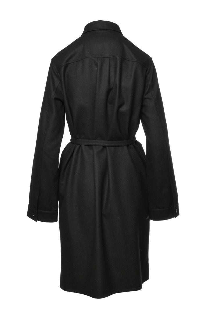 Jil Sander Size 34 Wool Long Sleeve Shirt Dress