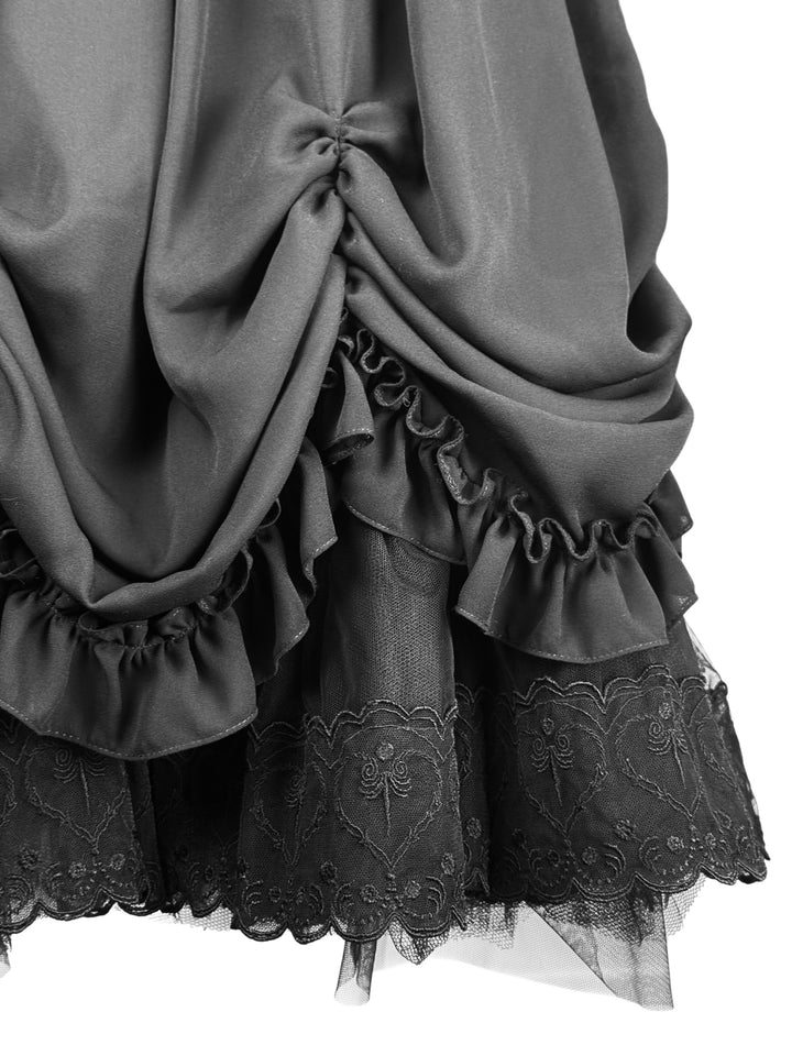 Simone Rocha Size 0 Sleeveless Ruched Tiered Dress