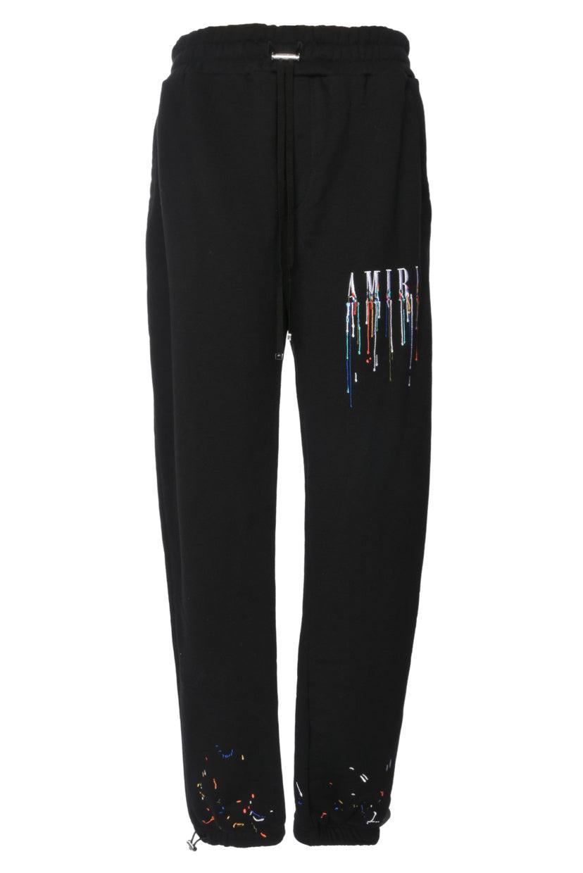 Amiri Size L Men's Paint Drop Core Logo Sweatpants