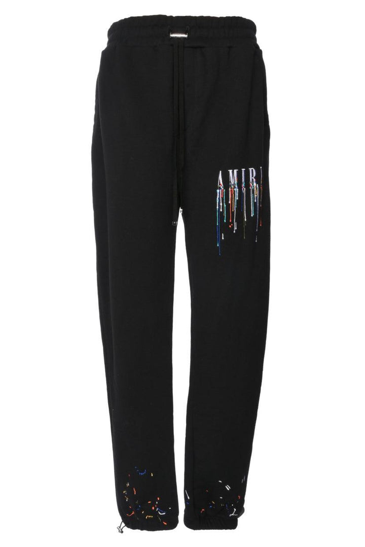 Amiri Size L Men's Paint Drop Core Logo Sweatpants