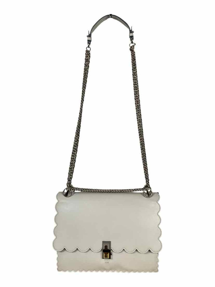 Fendi Medium Kan I Scalloped Shoulder Bag