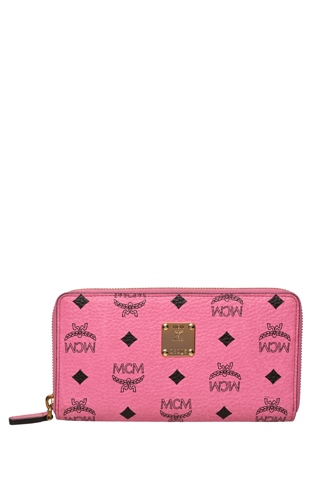 MCM Visetos Zip Around Wallet