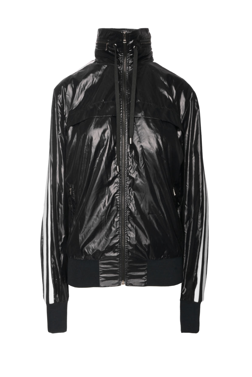 Dolce & Gabbana Size 50 Men's Striped Nylon Track Jacket