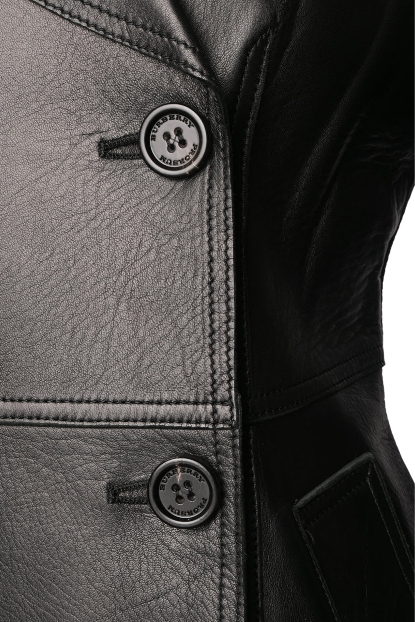 Burberry Prorsum Size 40 Lamb Leather Coat