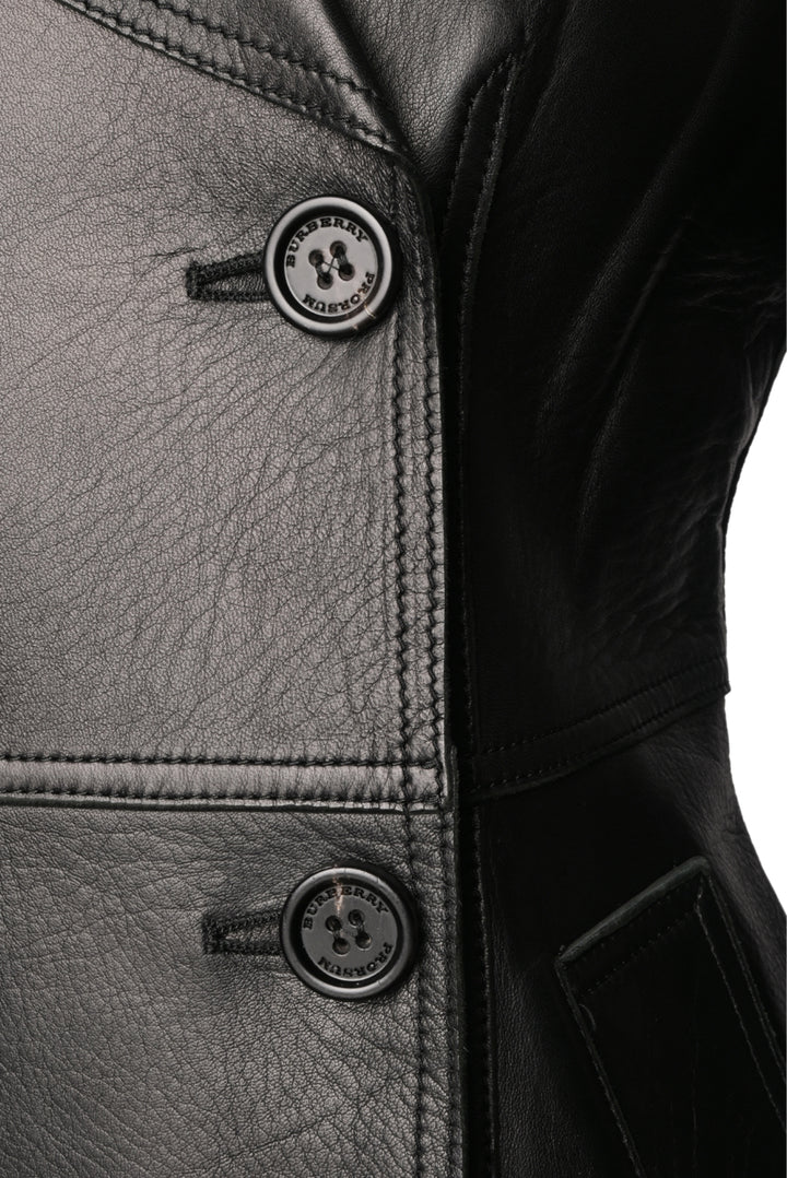 Burberry Prorsum Size 40 Lamb Leather Coat
