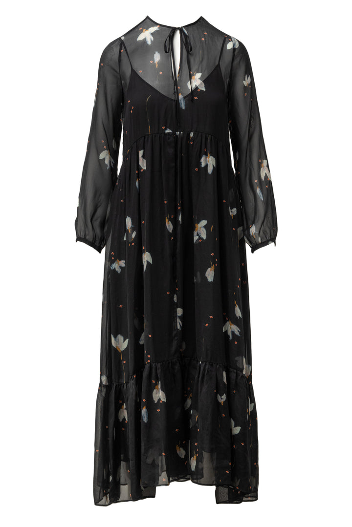 Forte_Forte Size 0 Silk Floral Maxi Dress
