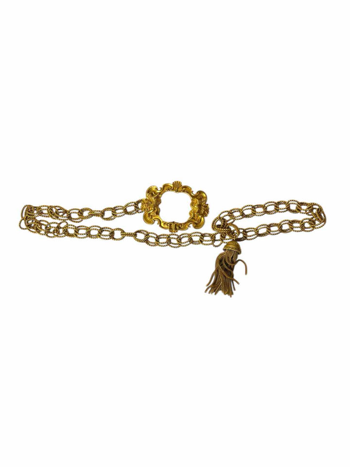 Dolce & Gabbana Size OS Frame Buckle Chain Waist Belt