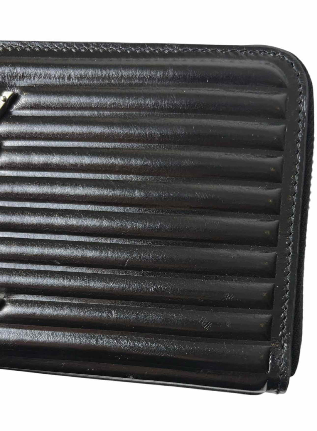 Saint Laurent Opium Zip-Around Leather Long Wallet