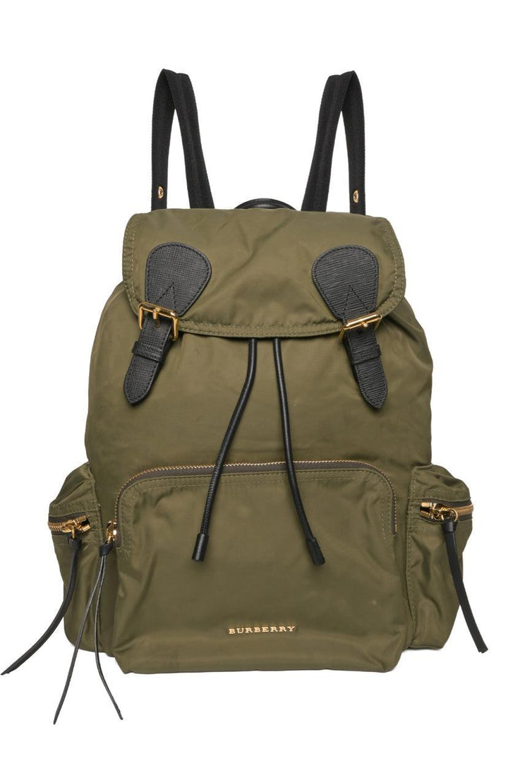 Burberry Rucksack Nylon Leather-Trimmed BackPack