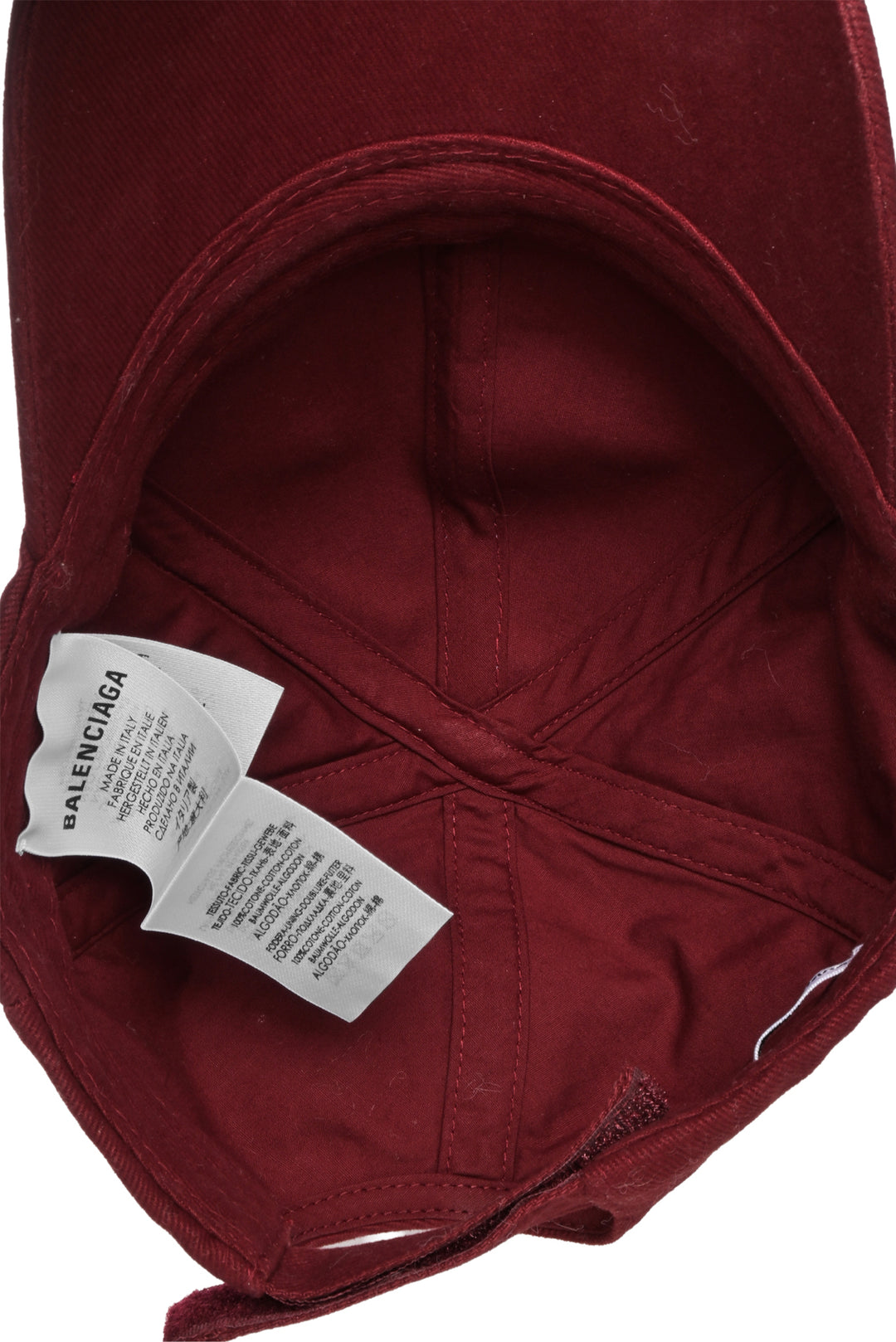 Balenciaga Size L Logo Baseball Cap