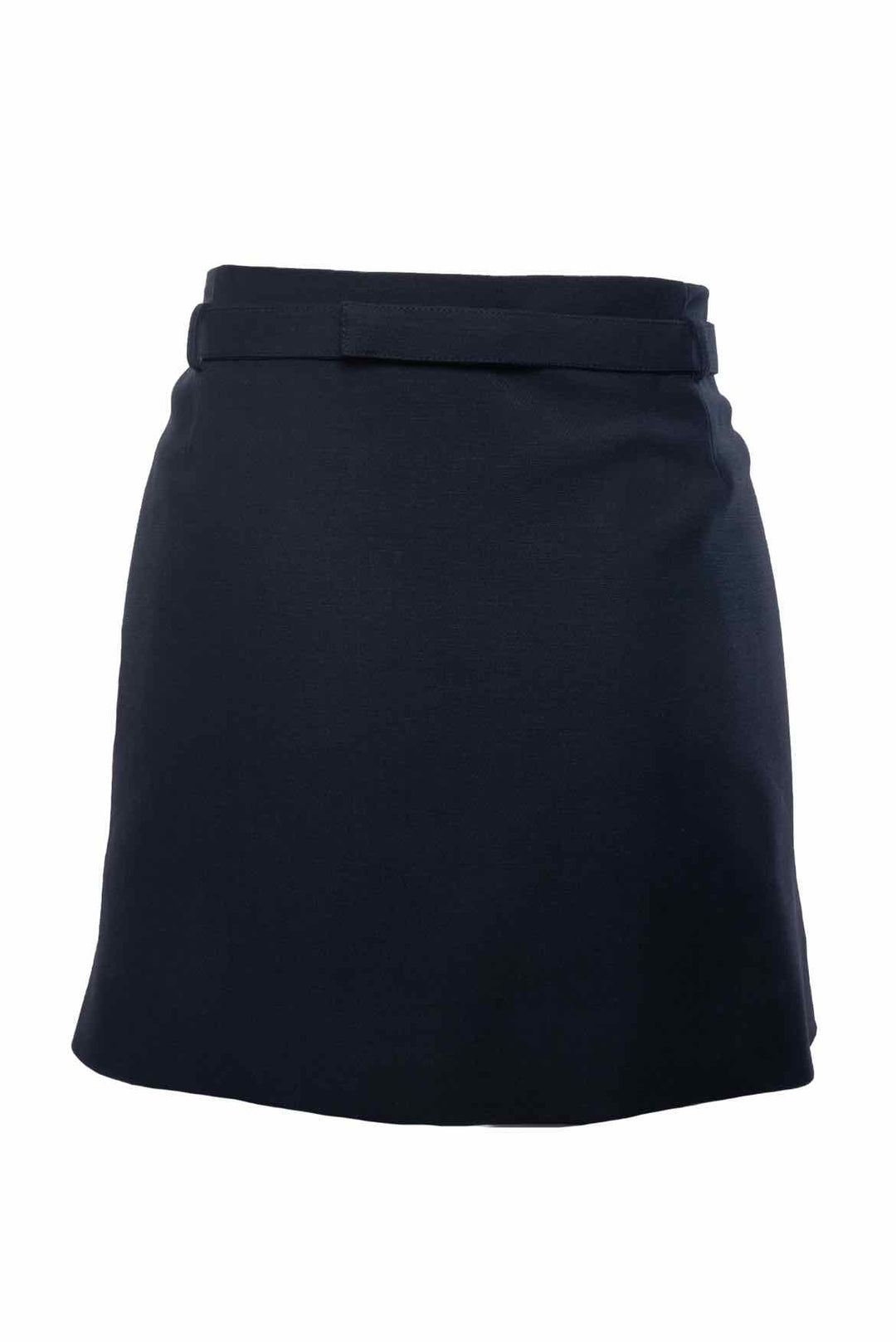 Valentino Size 48 Chain-Link Pleated Mini Skirt