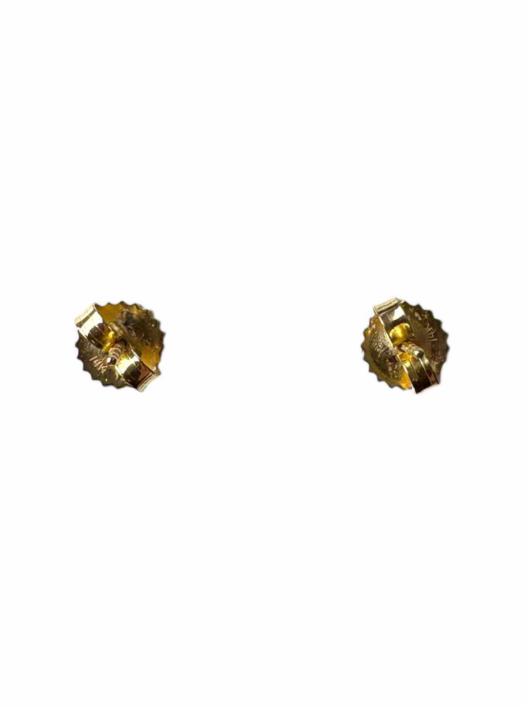 14K/ Blue Topaz Stud Earrings