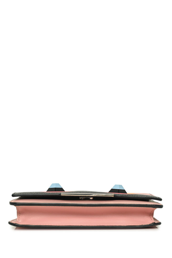 Fendi Monster Eyes Continental Wallet on Chain