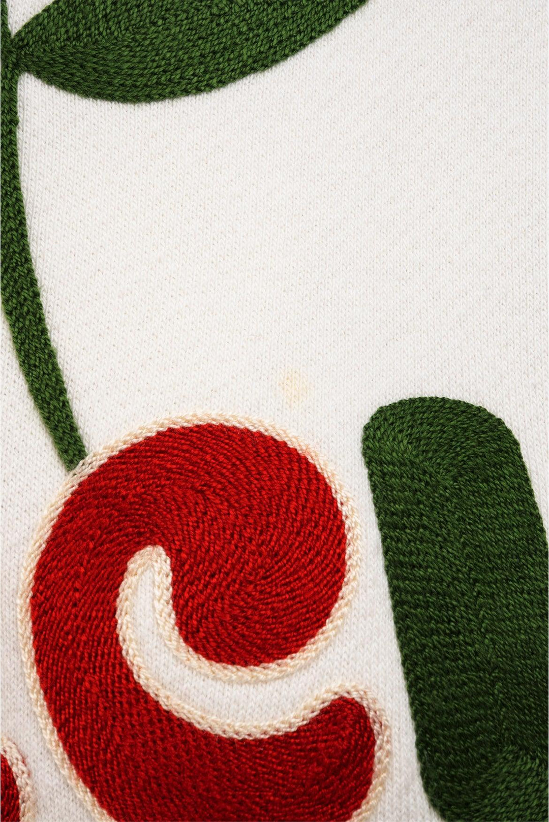 Gucci Size S Cherry Embroidered Front Pocket Sweatshirt