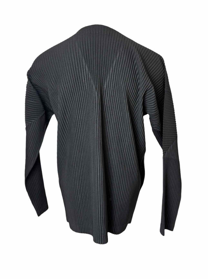 Issey Miyake Homme Plisse Size 4 Men's Pleated Poly Cardigan