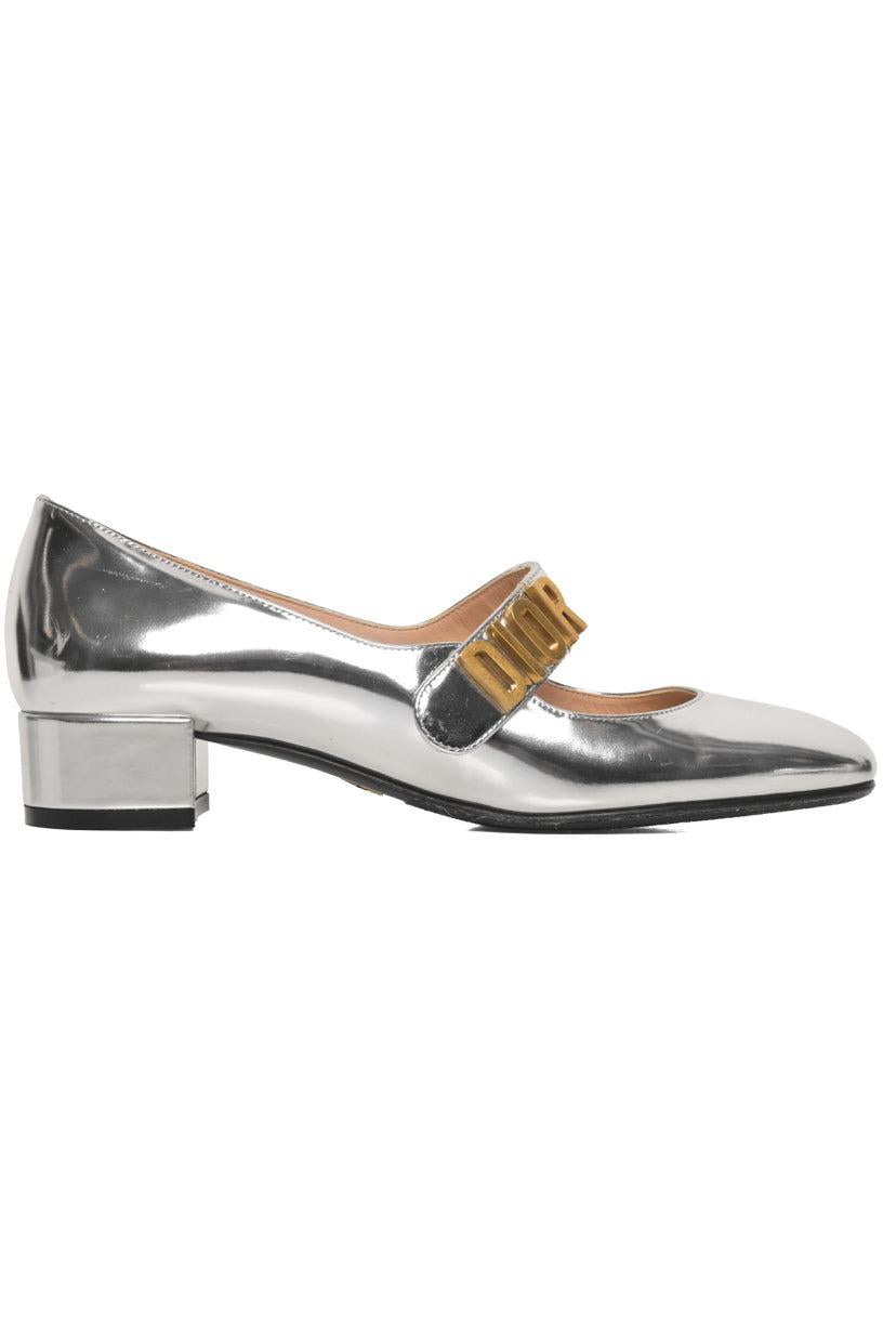Dior Size 36 Mirror Finish Baby-D Ballet Pumps