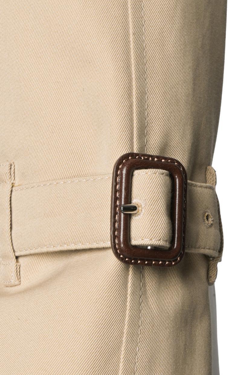 Burberry Size 6 Cropped Gabardine Trench Jacket