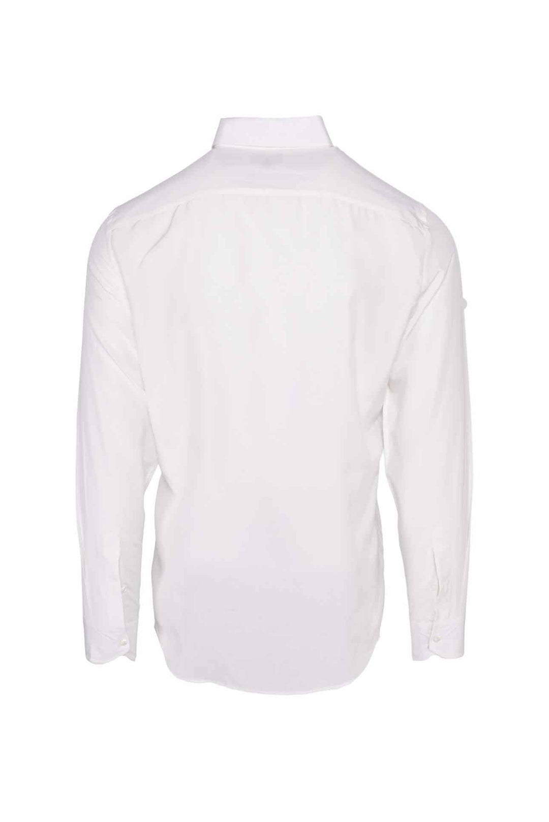 Fendi Size L Men's Logo Patch Dress Shirt Long Sleeve