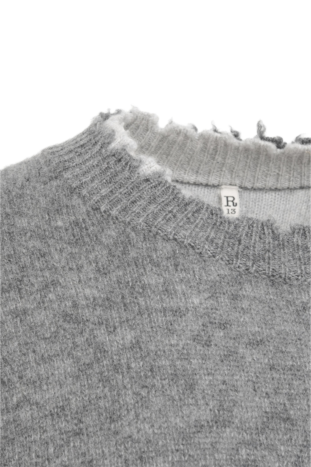 R13 Size XS Reversible Cashmere Crewneck Sweater