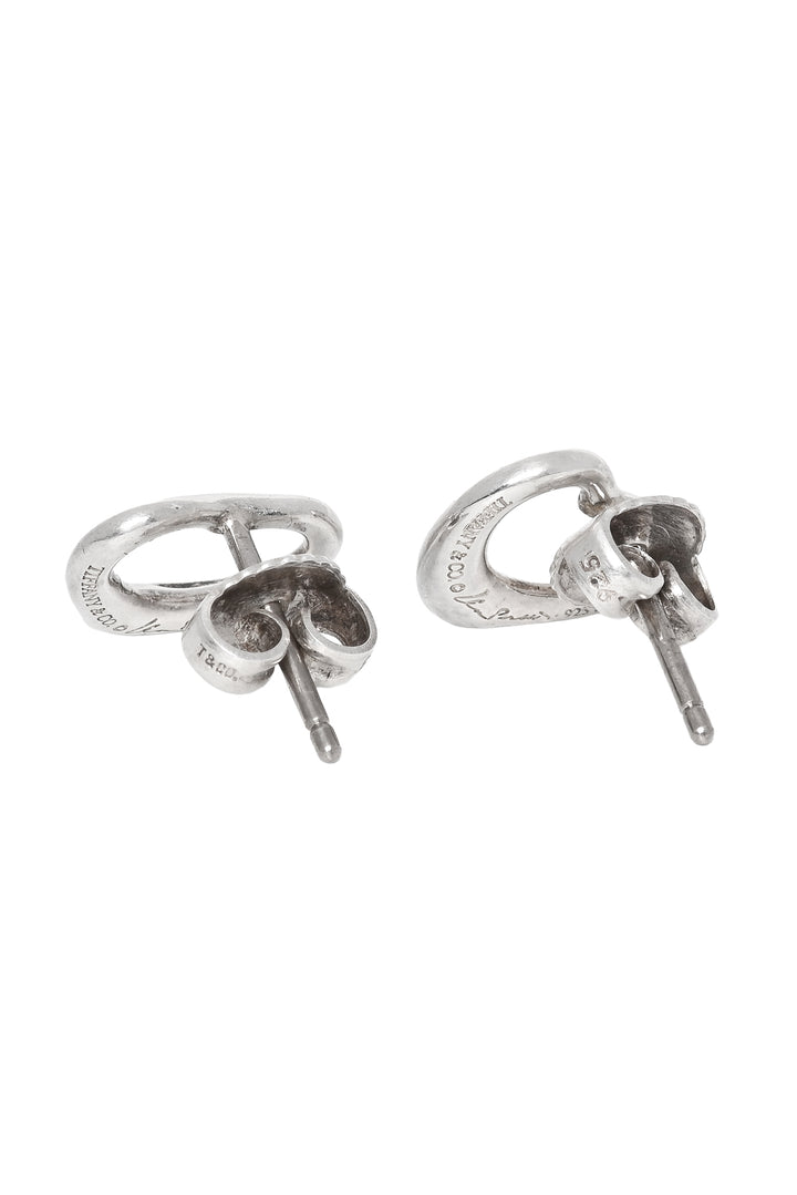 Tiffany & Co Elsa Peretti Open Heart Stud Earrings