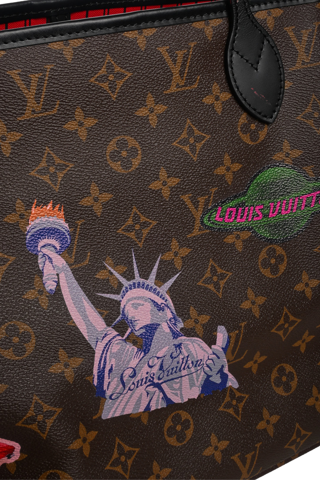 Louis Vuitton 2017 Monogram My LV World Tour Neverfull MM Tote
