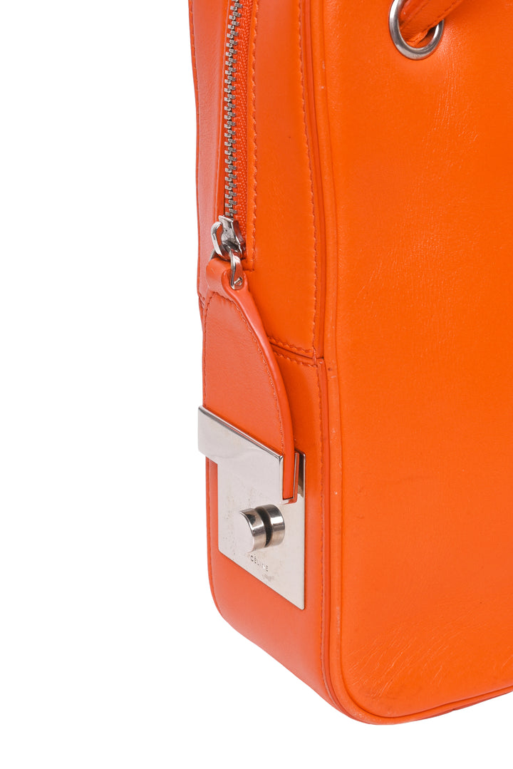 Celine 2012 Nappa Side Lock Dragonne Shoulder Bag