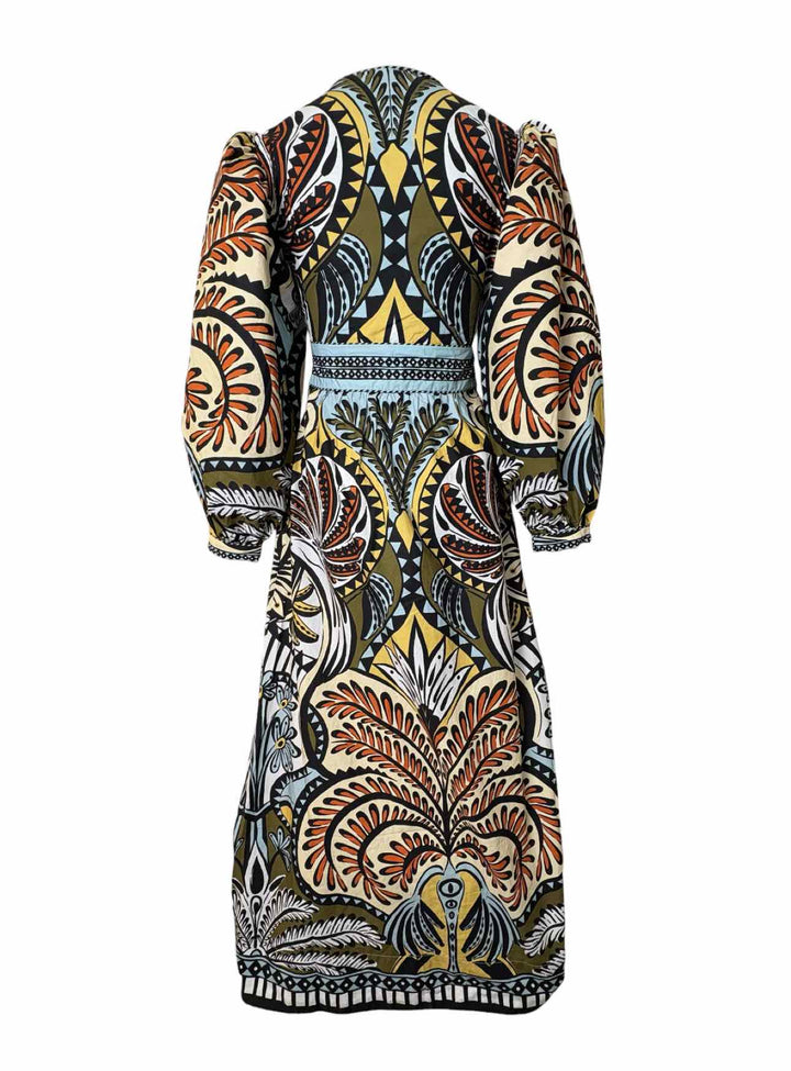 Farm Rio Size S Balamana Multicolour Dress