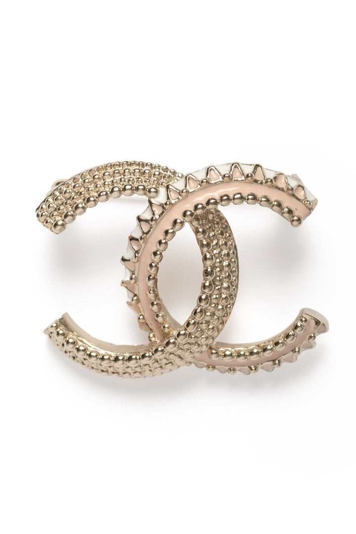 Chanel 2018 Enamel CC Brooch