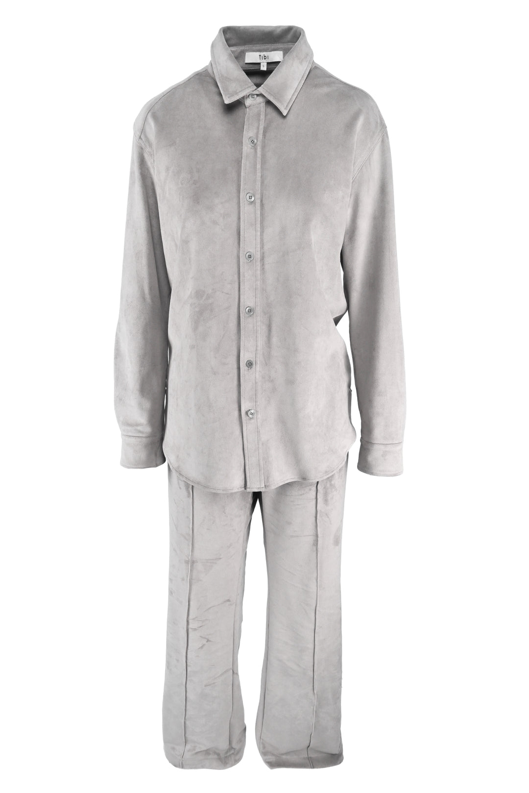 Tibi Size S Velvet Blouse & Pant Set