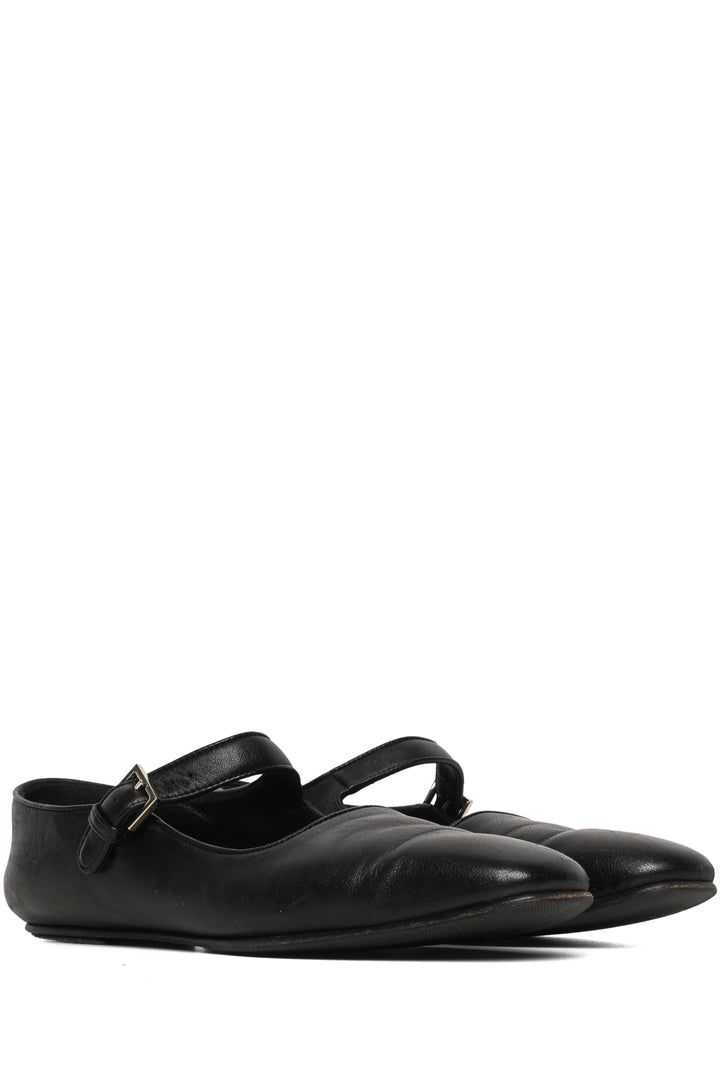 The Row Size 36 Ava Leather Ballet Flats