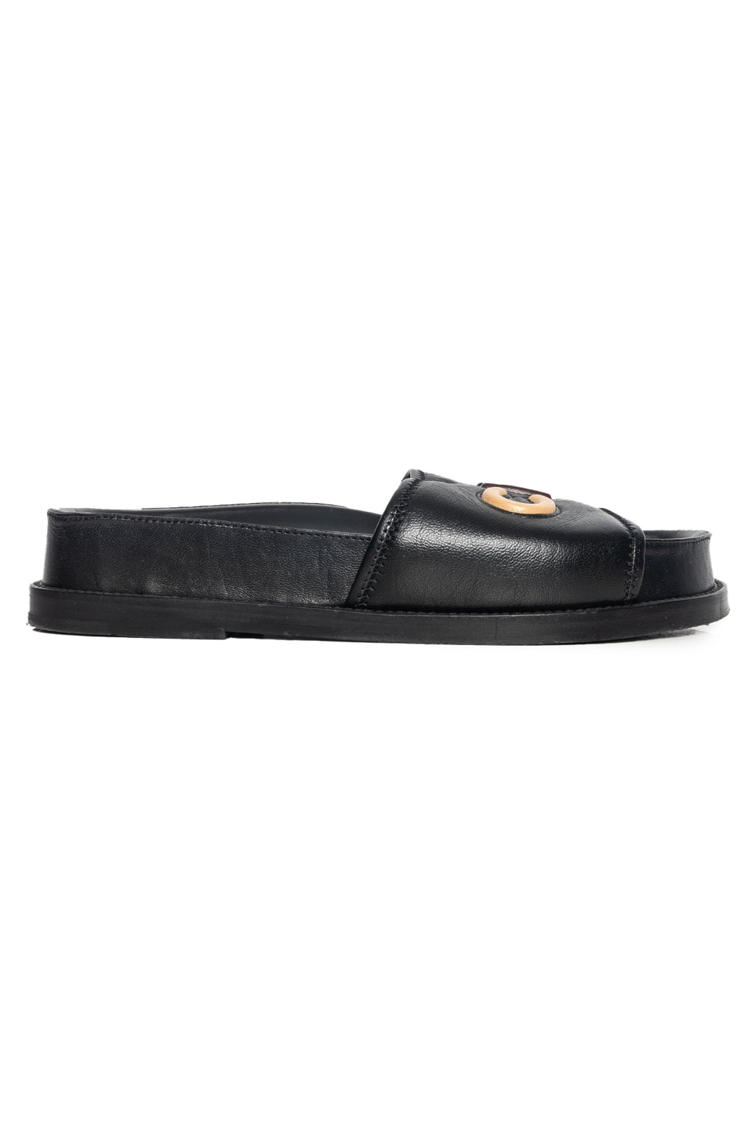 Chanel Size 39 2022 Chanel Leather Slide Sandals