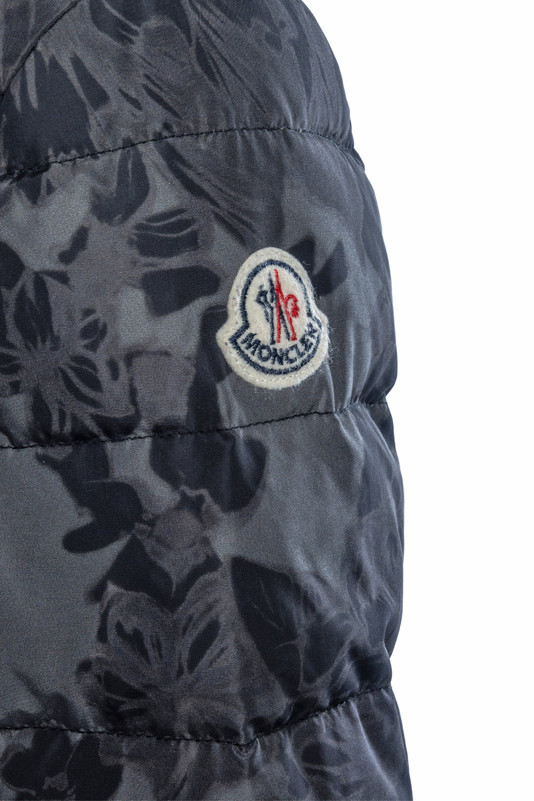 Moncler Size 0 Sanglier Floral Down Jacket