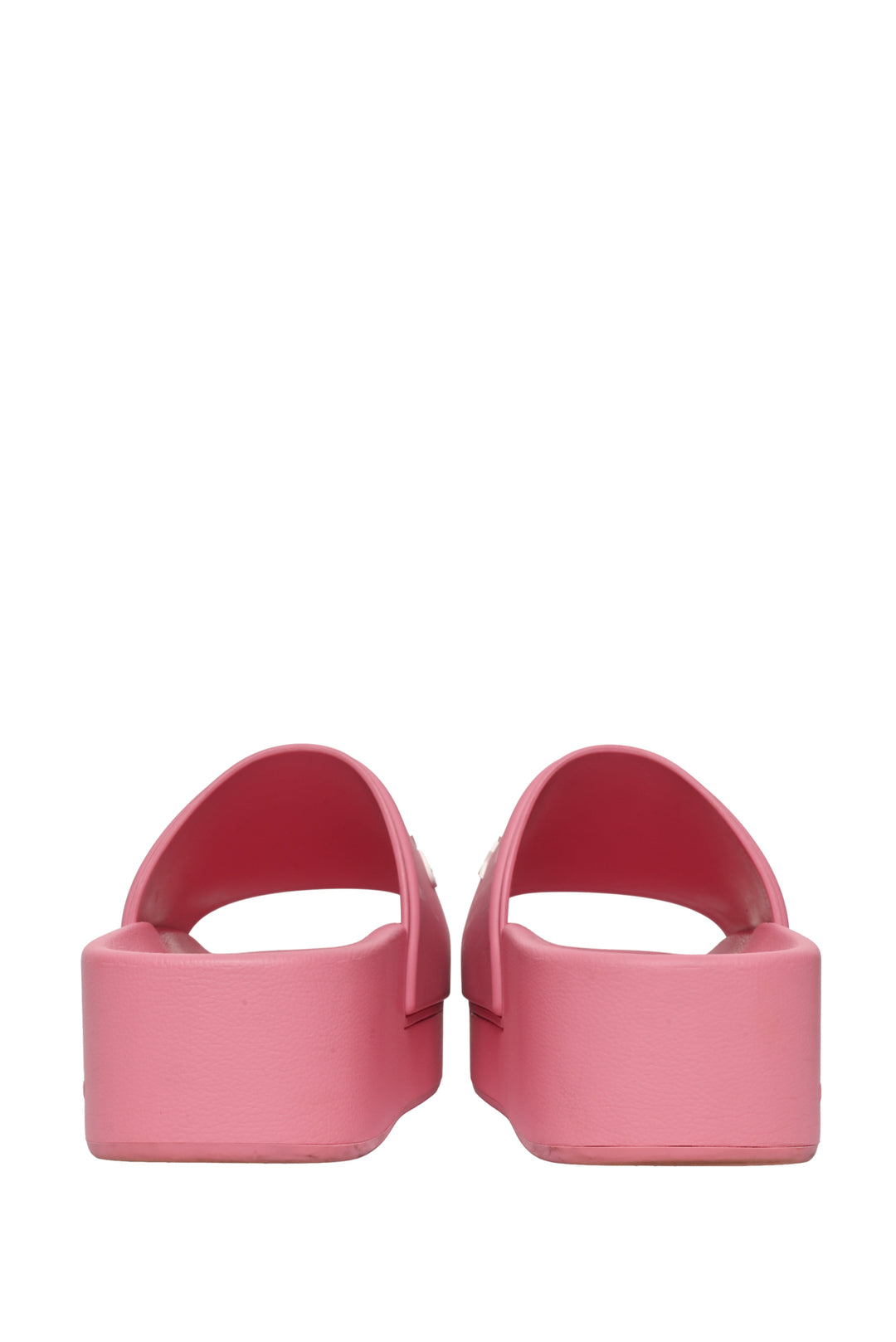 Givenchy Size 39 Logo Rubber Platform Slides