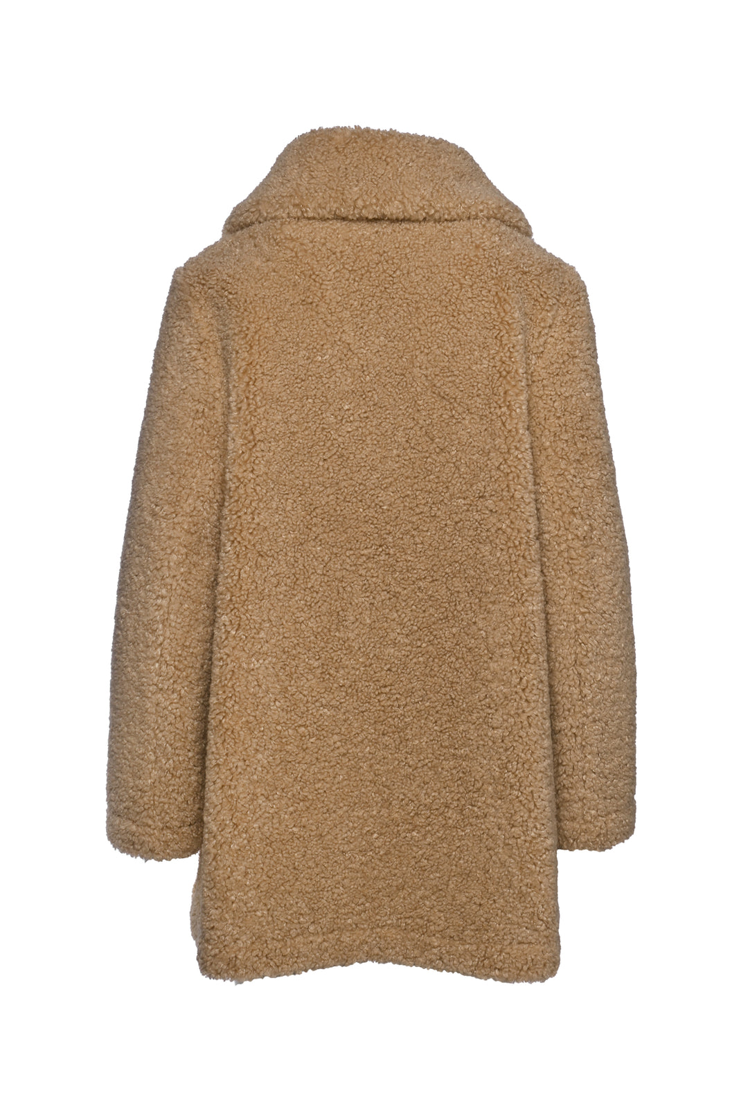 maje Size 40 Gatino Single Breasted Teddy Coat