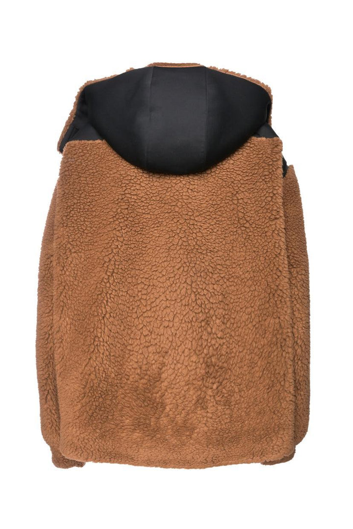 Prada Size L Double Fleece & Recycled Technical Fabric Jacket