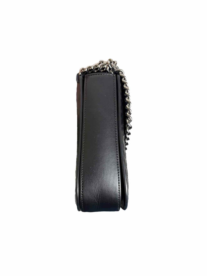 Stella Mccartney Woven Faux Leather Falabella Box Shoulder Purse