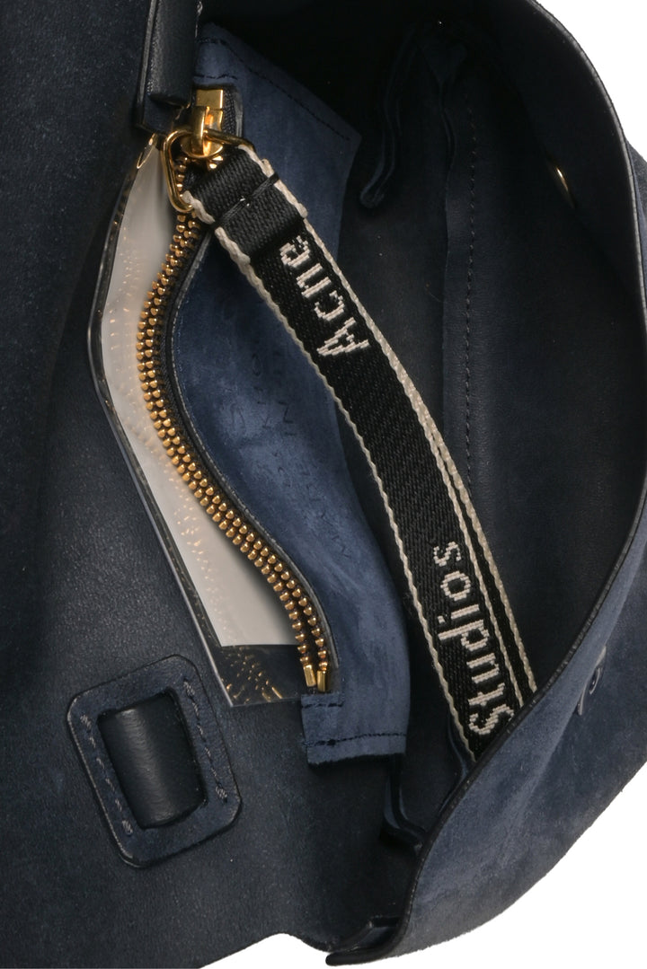 Acne Musubi Milli Small Knotted Suede Crossbody