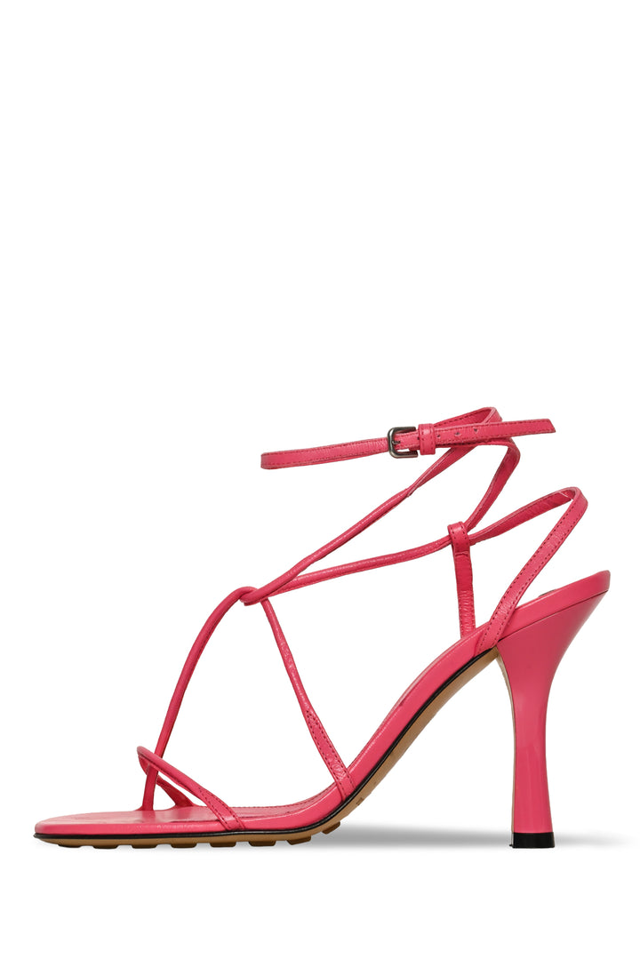 Bottega Veneta Size 36.5 'Barely There' Strappy Leather Sandals