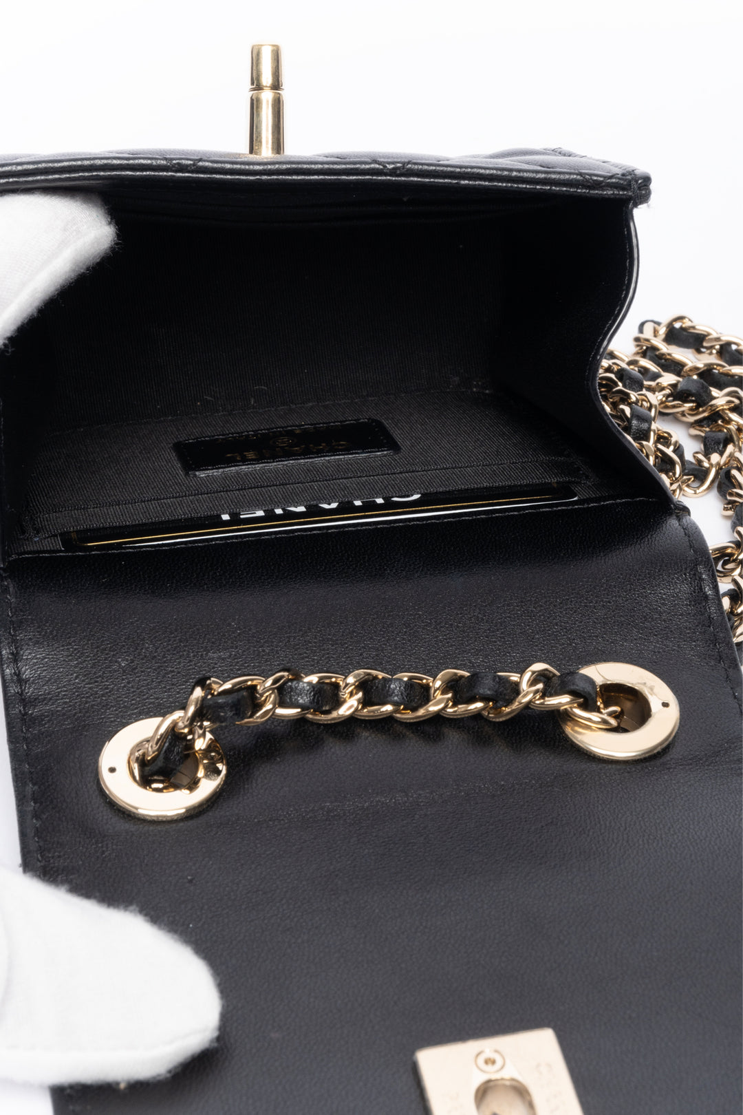 Chanel 2019 Trendy CC Micro Clutch On Chain