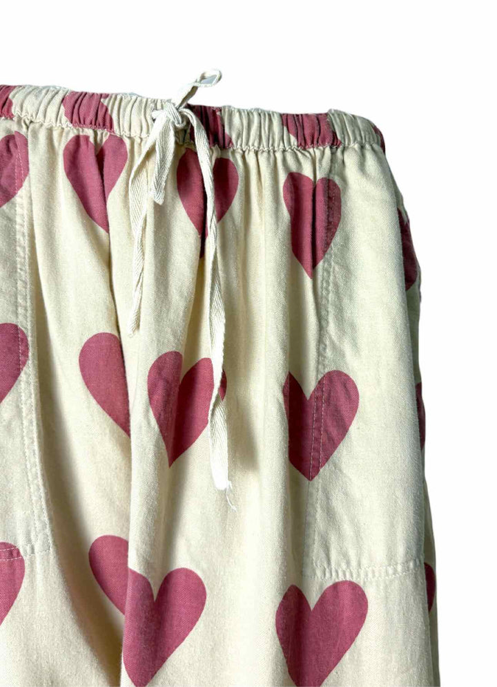 Magnolia Pearl Size OS Printed Hearts Garcon Trouser Pants