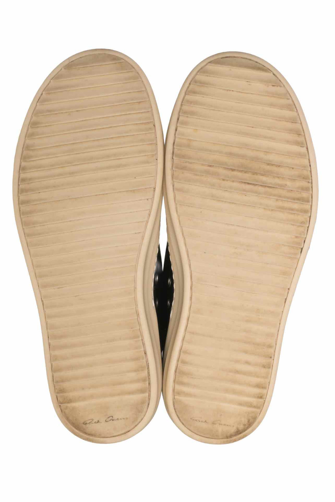 Rick Owens Size 35 Low Leather Sneakers