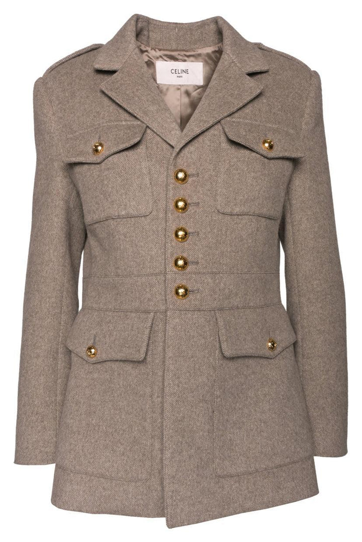 Celine Size 38 2023 Cashmere Utility Jacket