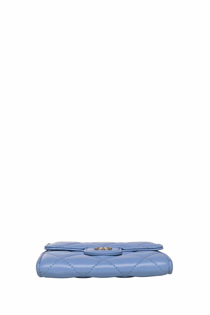 Chanel 2020 Quilted Card Holder on Chain